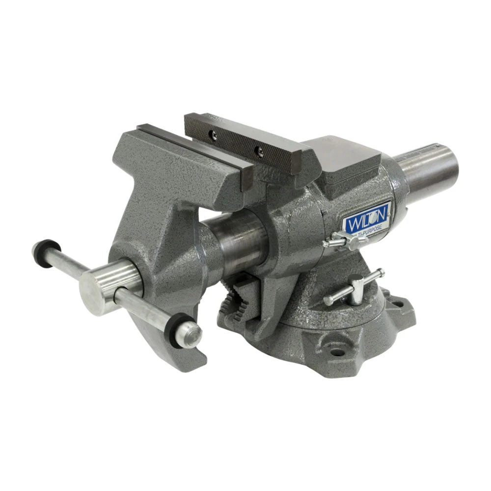 Wilton 28824 5.5" Jaw Heavy Duty Multi-Purpose Vise W/ Rotating Head Base 3 Wilton 28824 5.5" Jaw Heavy Duty Multi-Purpose Vise W/ Rotating Head Base