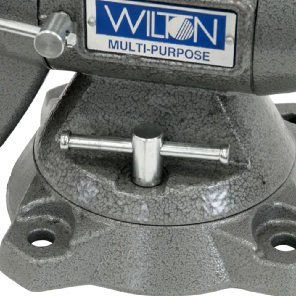 Wilton 28824 5.5" Jaw Heavy Duty Multi-Purpose Vise W/ Rotating Head Base 12 Wilton 28824 5.5" Jaw Heavy Duty Multi-Purpose Vise W/ Rotating Head Base