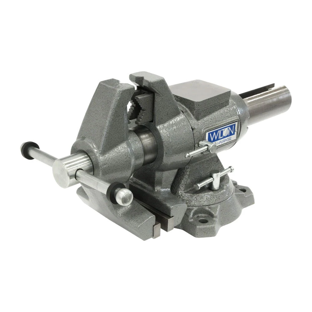 Wilton 28824 5.5" Jaw Heavy Duty Multi-Purpose Vise W/ Rotating Head Base 4 Wilton 28824 5.5" Jaw Heavy Duty Multi-Purpose Vise W/ Rotating Head Base