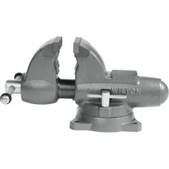 Tools & Equipment Wilton 28825 3-1/2" Combo Pipe/Bench Jaw Round Channel Vise W/ Swivel Base