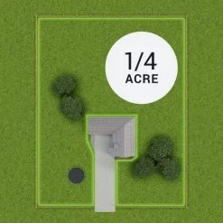 WORX WR147 20V LANDROID M 1/4 Acre Cordless Robotic Lawn Mower 4.0AH Kit