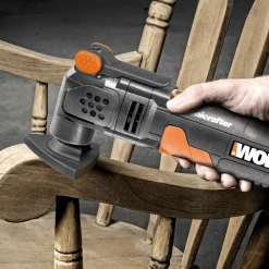 WORX WX679L.1 Oscillating Multi Tool W/ Universal Fit System 29 Accessories