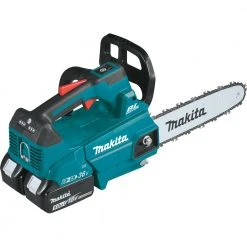 Lawn & Outdoor Power Makita XCU08PT 18V X2 36V 14" Li-Ion Brushless Top Handle Chain Saw Kit