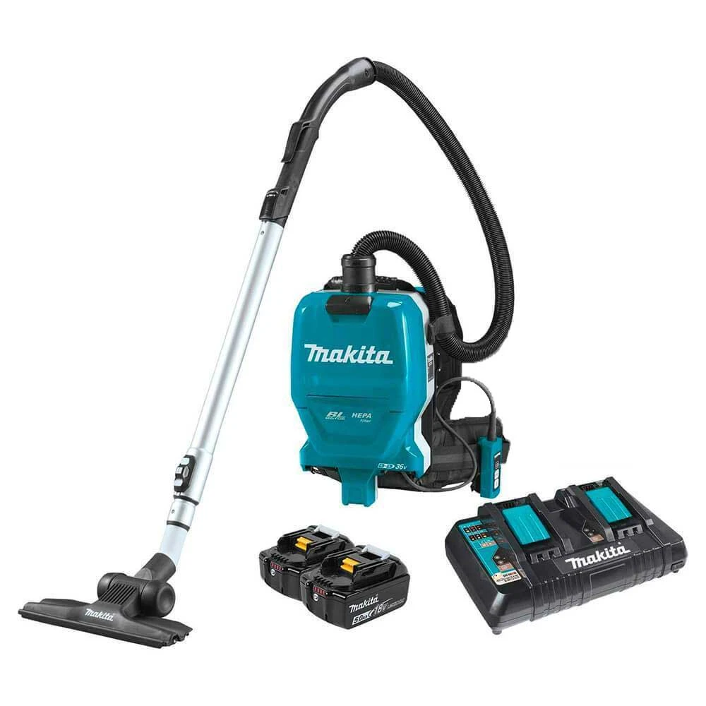 Makita XCV09PT 18V LXT (36V) 1/2 Gallon Backpack Dry Vacuum Kit - Cordless, Lightweight & Powerful 3 Makita XCV09PT 18 Volt LXT (36 Volt) 1/2 Gallon Backpack Dry Vacuum Kit
