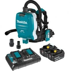 Makita XCV10PTX 18V X2 36V LXT 1/2 Gallon Backpack Dry Dust Extractor Kit Tools & Equipment