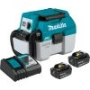 Makita XCV11T 18V 5.0Ah X2 LXT HEPA Wet/Dry Dust Vacuum Kit - 2 Gallon 2 Tools & Equipment Makita XCV11T 18 Volt 5.0Ah X2 LXT 2 Gallon HEPA Wet/Dry Dust Vacuum Kit