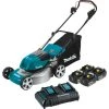 Makita XML03CM1 18V X2 36V LXT 18" Brushless Lawn Mower Kit W/ 4 Batteries Lawn & Outdoor Power