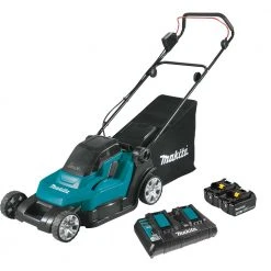 Lawn & Outdoor Power Makita XML05PT 18V X2 36V 17" LXT Li-Ion Cordless Residential Lawn Mower Kit