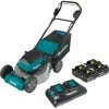 Makita XML07PT1 18V X2 36V LXT 21" Walk Behind Lawn Mower W/ 4 Batteries Lawn & Outdoor Power