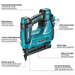 Makita XNB01Z 18-Volt 18-Gauge Li-Ion Cordless Brad Nailer - Bare Tool