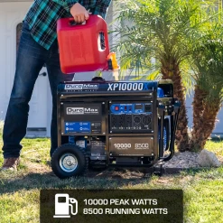 DuroMax XP10000X 10,000 Watt Gasoline Portable Generator with CO Alert - Reliable Home Backup & Jobsite Power 16 DuroMax XP10000X 10,000 Watt Gasoline Portable Generator W/ CO Alert Gasoline Generators