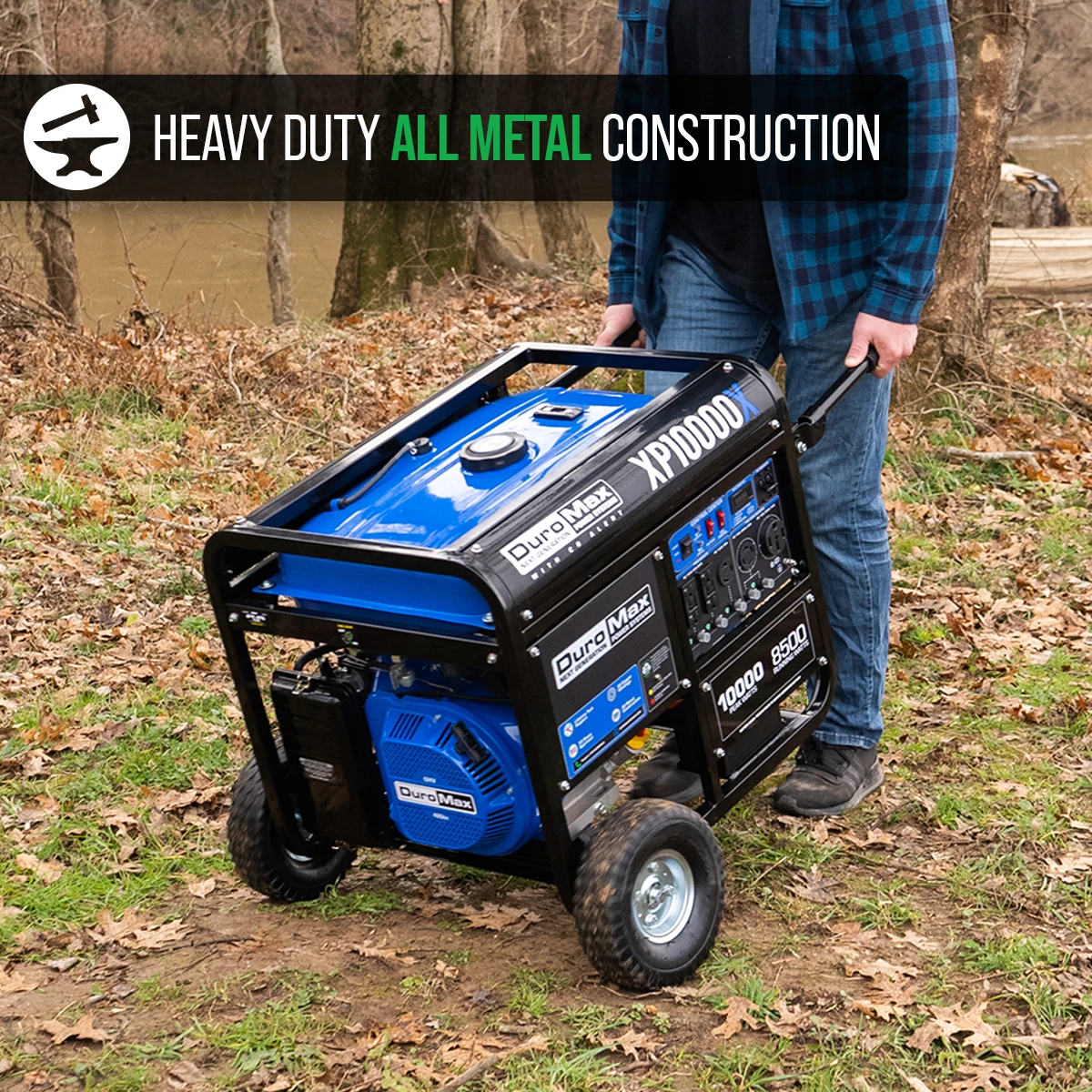 DuroMax XP10000X 10,000 Watt Gasoline Portable Generator with CO Alert - Reliable Home Backup & Jobsite Power 11 DuroMax XP10000X 10,000 Watt Gasoline Portable Generator W/ CO Alert Gasoline Generators