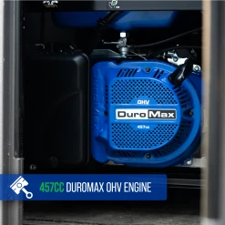 Dual Fuel Generators DuroMax XP12000DX 12,000 Watt Dual Fuel Gas Propane Portable Generator W/ CO Alert