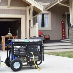 DuroMax XP12000EH 12,000-Watt Portable Dual Fuel Generator - Gas & Propane Powered - Home & Jobsite Backup 25 DuroMax XP12000EH 12,000 Watt Portable Dual Fuel Gas Propane Generator Dual Fuel Generators