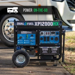 DuroMax XP12000HX 12,000 Watt Portable Dual Fuel Gas Propane Generator with CO Alert 31 Gasoline Generators DuroMax XP12000HX 12,000 Watt Portable Dual Fuel Gas Propane CO Alert Generator