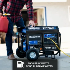 DuroMax XP12000X 12,000 Watt Gasoline Portable Generator with CO Alert - Reliable Home Backup & Jobsite Power 16 DuroMax XP12000X 12,000 Watt Gasoline Portable Generator W/ CO Alert Gasoline Generators