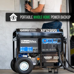 DuroMax XP12000X 12,000 Watt Gasoline Portable Generator with CO Alert - Reliable Home Backup & Jobsite Power 19 DuroMax XP12000X 12,000 Watt Gasoline Portable Generator W/ CO Alert Gasoline Generators