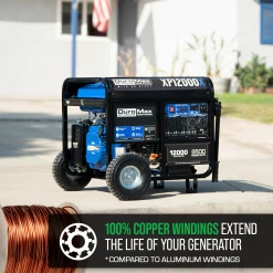 DuroMax XP12000X 12,000 Watt Gasoline Portable Generator with CO Alert - Reliable Home Backup & Jobsite Power 21 DuroMax XP12000X 12,000 Watt Gasoline Portable Generator W/ CO Alert Gasoline Generators