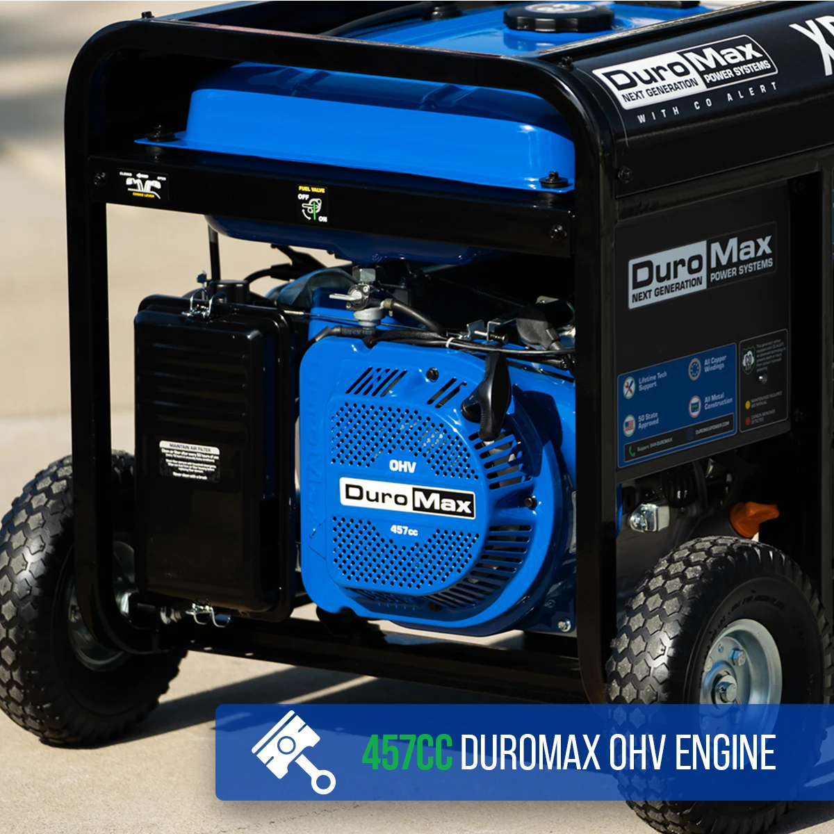 DuroMax XP12000X 12,000 Watt Gasoline Portable Generator with CO Alert - Reliable Home Backup & Jobsite Power 13 DuroMax XP12000X 12,000 Watt Gasoline Portable Generator W/ CO Alert Gasoline Generators