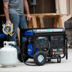 Dual Fuel Generators DuroMax XP13000EH 13,000 Watt Portable Dual Fuel Gas Propane Generator