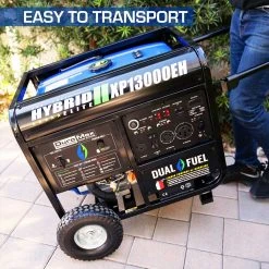 Dual Fuel Generators DuroMax XP13000EH 13,000 Watt Portable Dual Fuel Gas Propane Generator