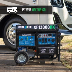 DuroMax XP13000HX 13,000 Watt Dual Fuel Portable Generator - Gas & Propane Powered with CO Alert Technology 31 DuroMax XP13000HX 13,000 Watt Portable Dual Fuel Gas Propane CO Alert Generator Gasoline Generators