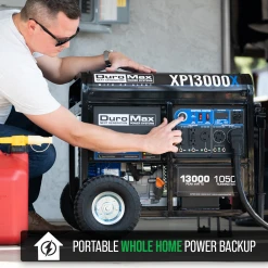 Gasoline Generators DuroMax XP13000X 13,000 Watt Gasoline Portable Generator W/ CO Alert