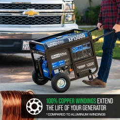 Gasoline Generators DuroMax XP13000X 13,000 Watt Gasoline Portable Generator W/ CO Alert