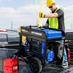 DuroMax XP15000E 15,000 Watt Portable Gas Powered Generator