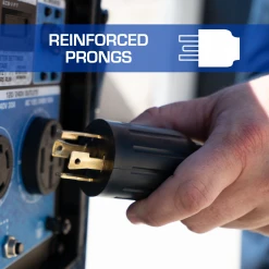 DuroMax XP3050GC 30-Amp 50-Foot 10-Gauge L14-30 Heavy Duty Generator Power Cord for Home Backup, Black 13 DuroMax XP3050GC 30-Amp 50-Foot 10-Gauge L14-30 Heavy Duty Generator Power Cord For Home Power Backup, Black