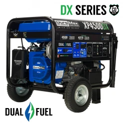 DuroMax XP4500DX 4,500 Watt Dual Fuel Gas Propane Portable Generator W/ CO Alert Dual Fuel Generators