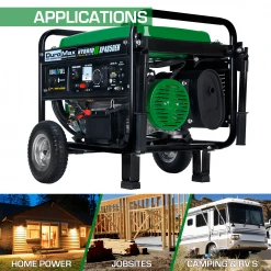 DuroMax XP4850EH 4850 Watt Dual Fuel Portable Generator - Gas & Propane Powered 15 DuroMax XP4850EH 4,850 Watt Portable Dual Fuel Gas Propane Powered Generator Dual Fuel Generators