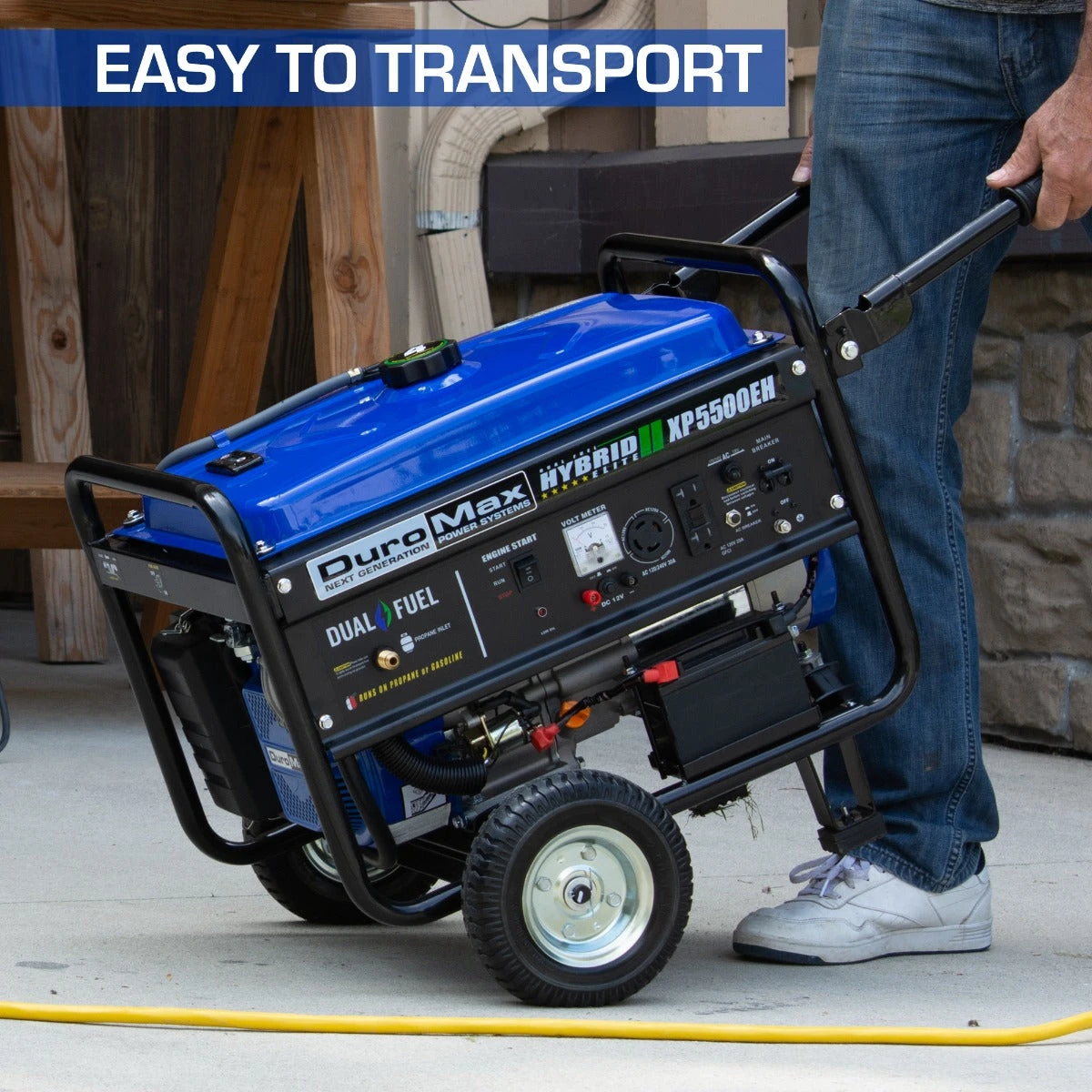 DuroMax XP5500EH 5,500 Watt Portable Dual Fuel Generator - Gas & Propane Powered 9 DuroMax XP5500EH 5,500 Watt Portable Dual Fuel Gas Propane Powered Generator