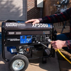 Gasoline Generators DuroMax XP5500X 5,500 Watt Gasoline Portable Generator W/ CO Alert