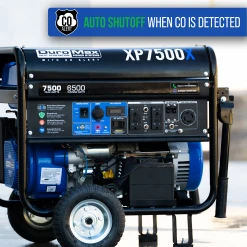 DuroMax XP7500X 7500 Watt Gasoline Portable Generator with CO Alert Technology - Reliable Jobsite Power 17 DuroMax XP7500X 7,500 Watt Gasoline Portable Generator W/ CO Alert Gasoline Generators