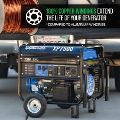 DuroMax XP7500X 7500 Watt Gasoline Portable Generator with CO Alert Technology - Reliable Jobsite Power 21 DuroMax XP7500X 7,500 Watt Gasoline Portable Generator W/ CO Alert Gasoline Generators
