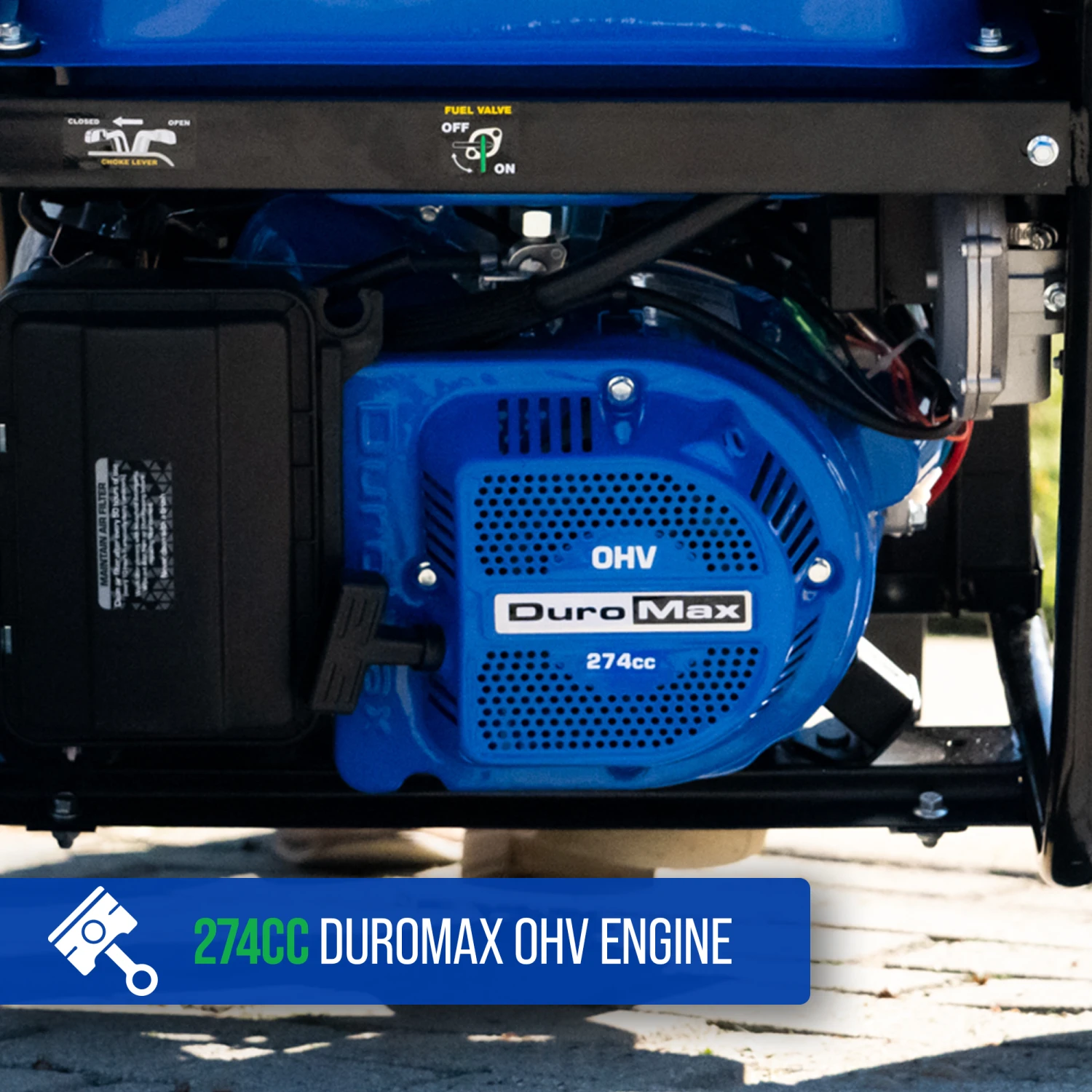 DuroMax XP7500X 7500 Watt Gasoline Portable Generator with CO Alert Technology - Reliable Jobsite Power 13 DuroMax XP7500X 7,500 Watt Gasoline Portable Generator W/ CO Alert Gasoline Generators