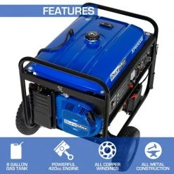 DuroMax XP8500E 8,500 Watt Portable Gas Powered Generator Gasoline Generators