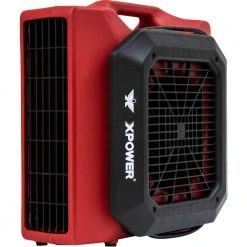 XPOWER PL-700A-Red 1/3 HP 1050 CFM 3 Speed Low Profile Air Mover Fan Tools & Equipment