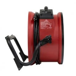XPOWER X-39AR-Red 1/4 HP Variable Speed Sealed Motor Industrial Axial Fan Tools & Equipment