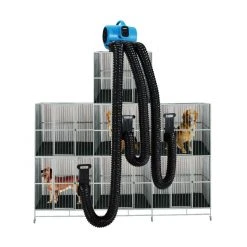 XPOWER X-430TF-MDK 1/3HP 2000CFM 3.8A 3 Speed Mutli-Cage Dryer W/ Drying Kit