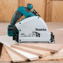 Makita XPS01PMJ 36V 2X 18V LXT 6-1/2" Li-Ion Brushless Plunge Circular Saw Kit Tools & Equipment 23 Makita XPS01PMJ 36V 2X 18V LXT 6-1/2