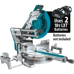Makita XSL07Z 18 Volts X2 LXT Brushless Dual Miter Saw With Laser, Tool Only Tools & Equipment