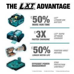 Tools & Equipment Makita XT269M 18-Volt 4.0 Ah LXT Lithium-Ion Brushless Cordless Combo Kit - 2pc