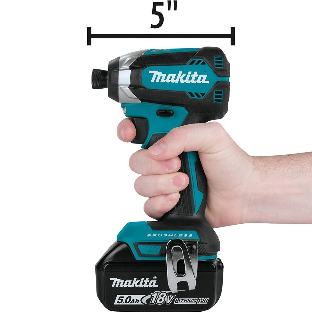 Tools & Equipment Makita XT269T 18 Volt 5.0Ah 2-Tool Brushless Cordless Driver Combo Kit 5 Tools & Equipment Makita XT269T 18 Volt 5.0Ah 2-Tool Brushless Cordless Driver Combo Kit