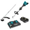 Makita XUX01M5PT 36-Volt 5.0Ah Cordless Couple Shaft Power Head Attachment Kit Lawn & Outdoor Power