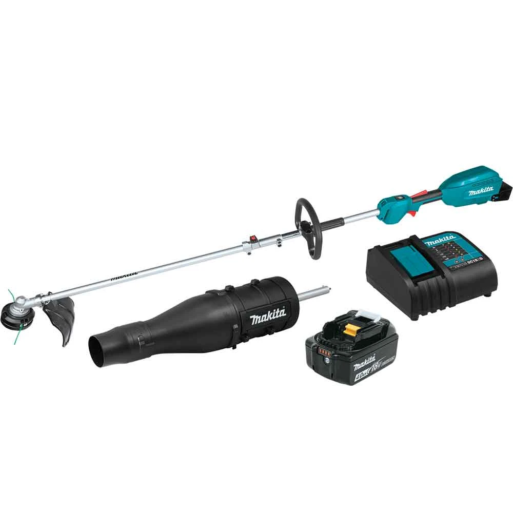 Makita XUX02SM1X3 18V LXT 13" String Trimmer & Blower Combo Kit - Cordless Power Tool 3 Makita XUX02SM1X3 18V LXT 13" Li-Ion String Trimmer/Blower Attachment Combo Kit