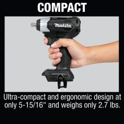 Makita XWT13ZB 18 Volt 1/2 Inch 2.0Ah Sub-Compact Impact Wrench, Bare Tool Tools & Equipment
