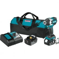 Tools & Equipment Makita XWT17T 18V LXT 1/2" Sq. Drive Li-Ion Brushless Cordless Impact Wrench Kit