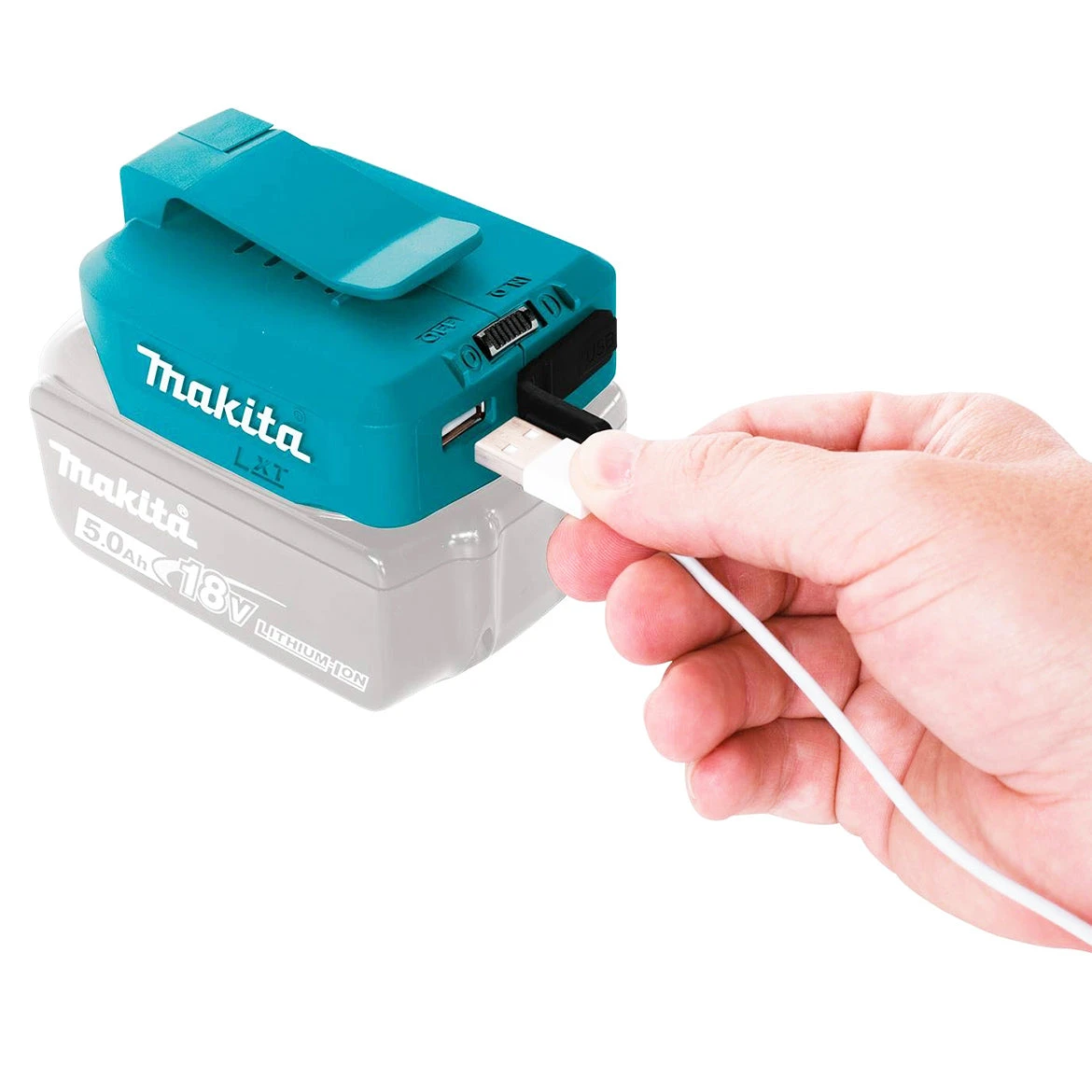 Makita ADP05 18-Volt Lithium-Ion Cordless USB Power Source - Bare Tool Tools & Equipment 5 Makita ADP05 18-Volt Lithium-Ion Cordless USB Power Source - Bare Tool Tools & Equipment